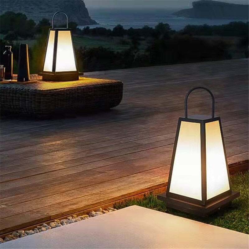 Tragbare Retro Gartenlampe