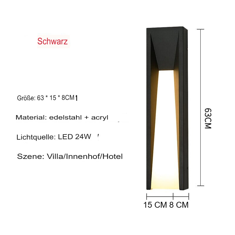 Elegante Außenwandleuchte
