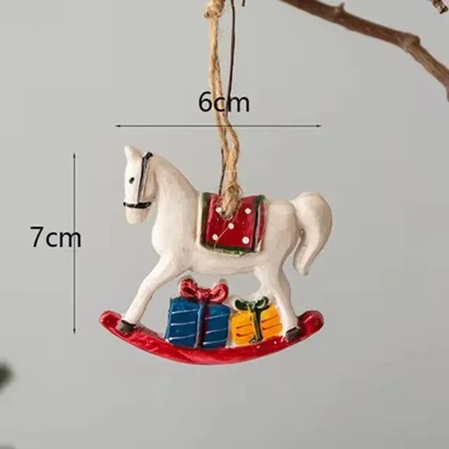 Festive reindeer stockings for hanging