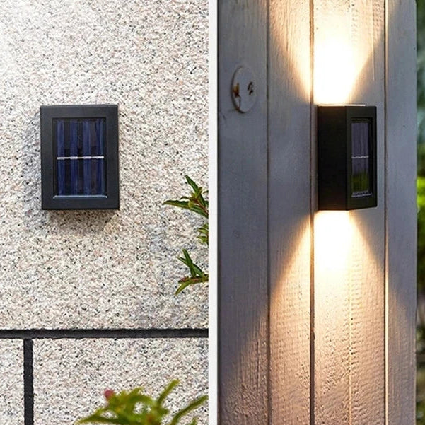 Solar-Wandleuchte nach oben und unten