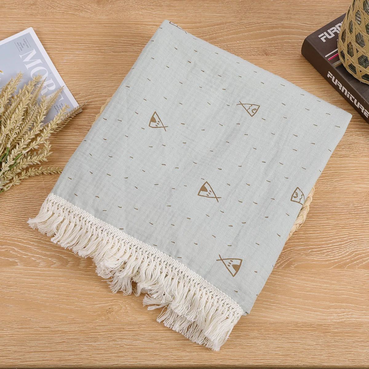 Baumwoll-Musselin Wickeldecke für Neugeborene-Aster Selection