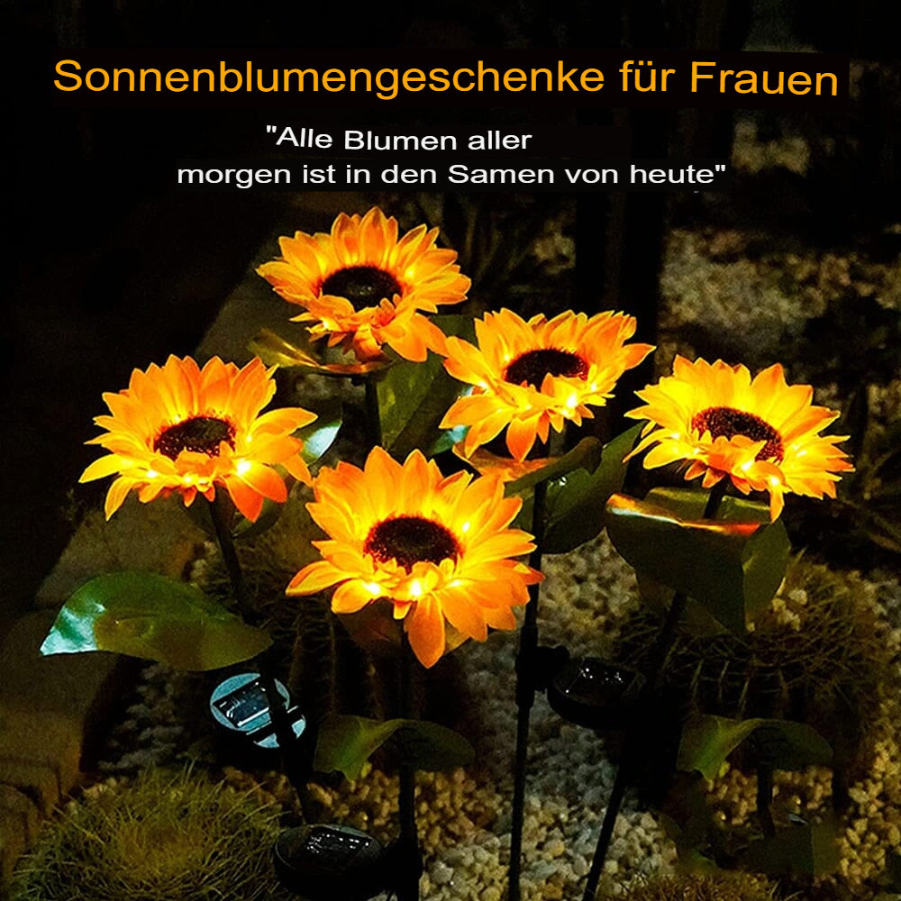 Leuchtende Sonnenblumen Deko