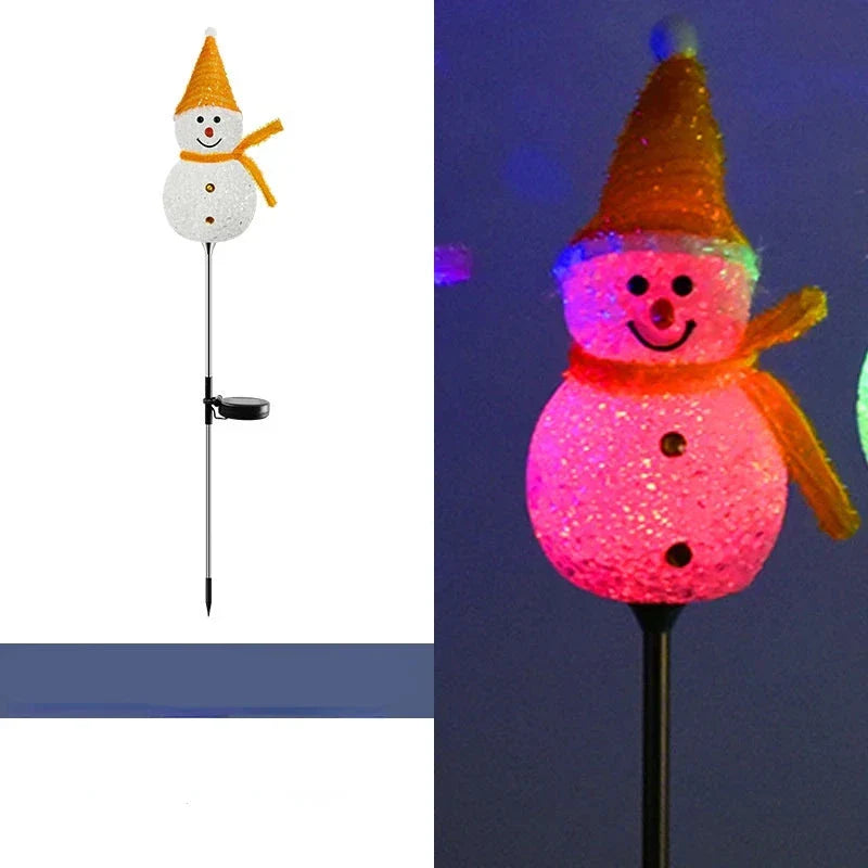Festive candy cane lights for the Christmas season