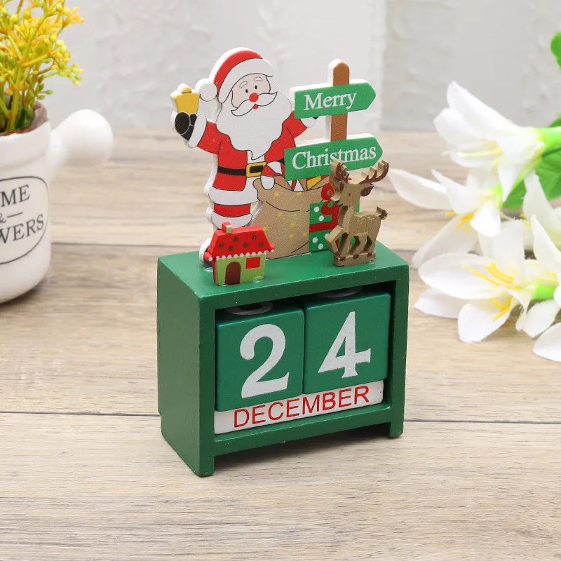 Festive Advent calendar for the anticipation of Christmas