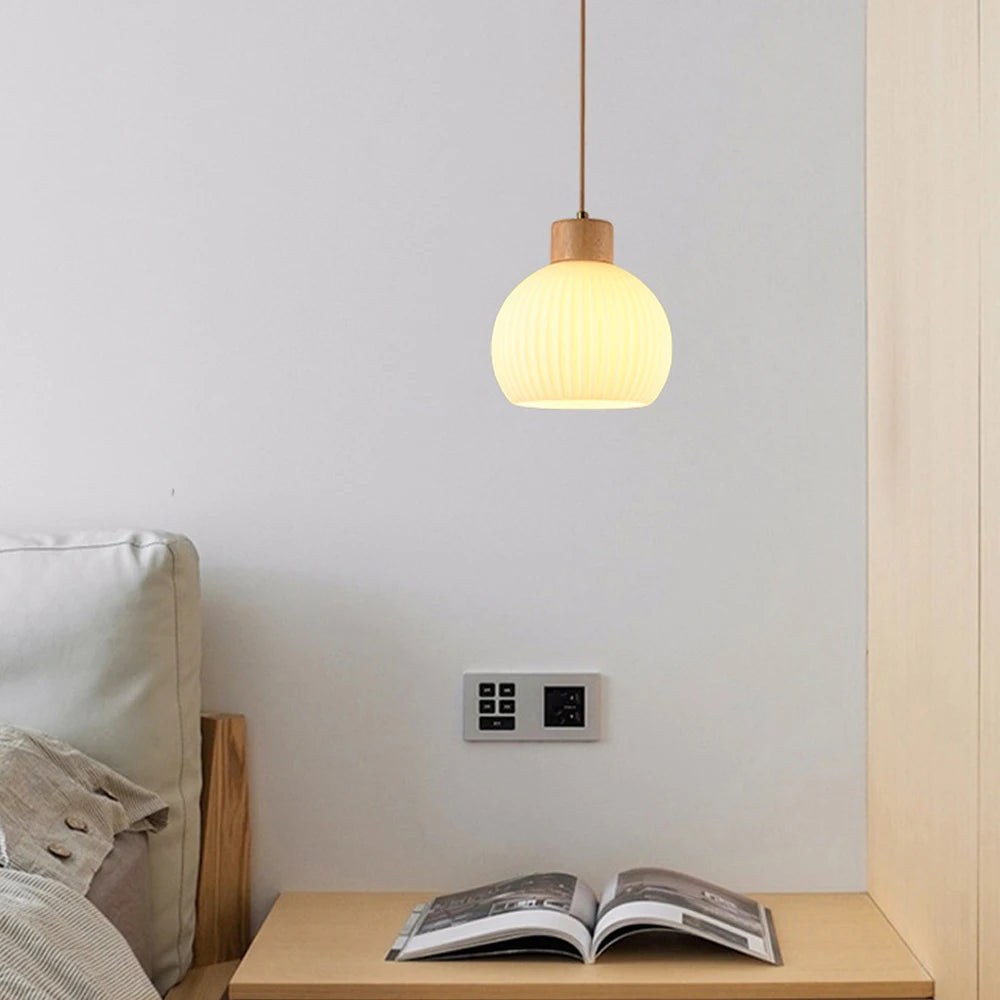 Aster Maison | Pendelleuchte aus Glas im Japanischen Stil