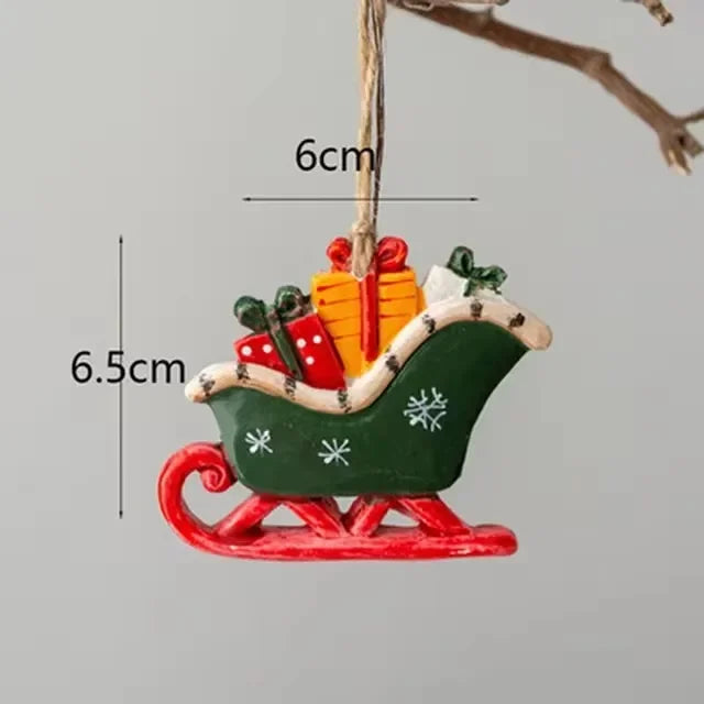 Festive reindeer stockings for hanging