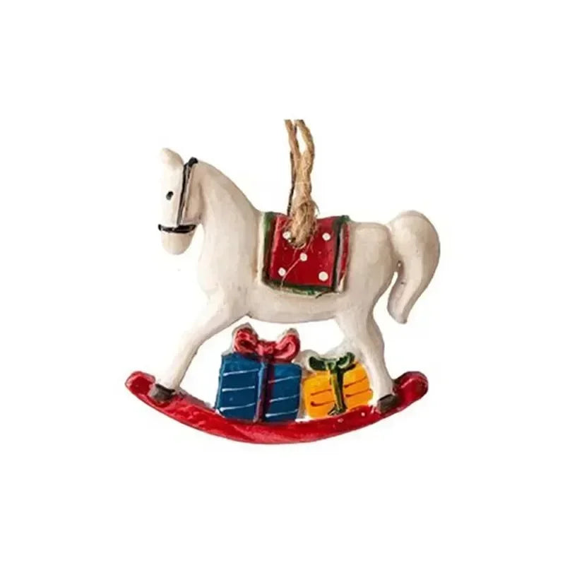 Festive reindeer stockings for hanging