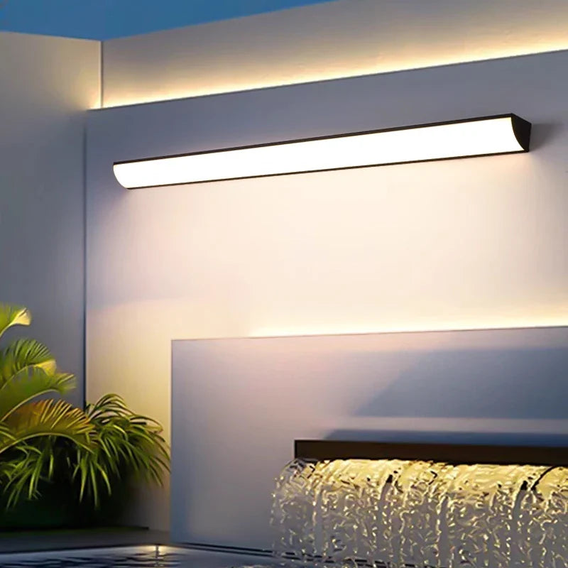 Modern LED outdoor wall light