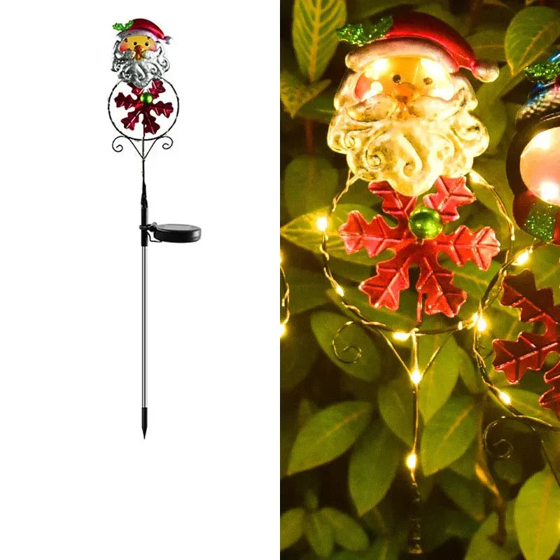 Festive candy cane lights for the Christmas season