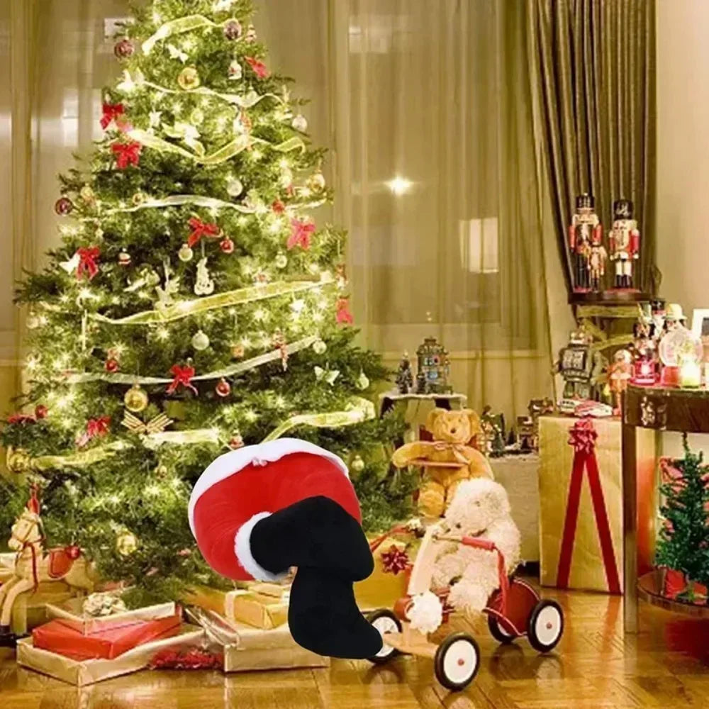 Festive Santa Claus legs for your decoration