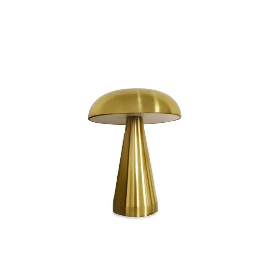 Retro-Tischlampe in Pilzform, wiederaufladbar