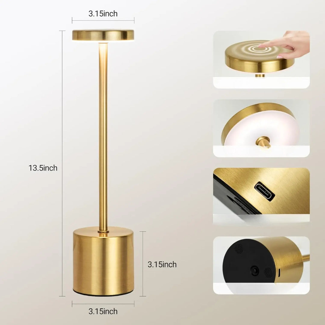 Wiederaufladbare Touch-LED-Tischleuchte