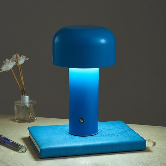 Wireless table lamp in mushroom look – ideal for the living room, bedroom & terrace