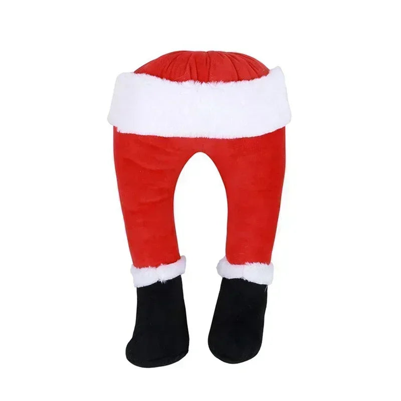 Festive Santa Claus legs for your decoration