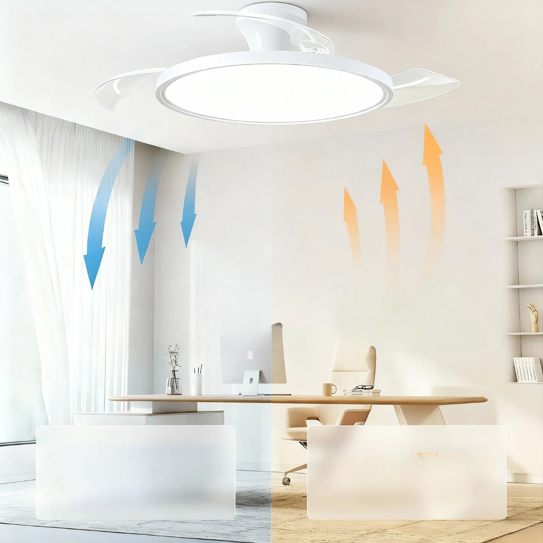 Moderner LED-Deckenventilator