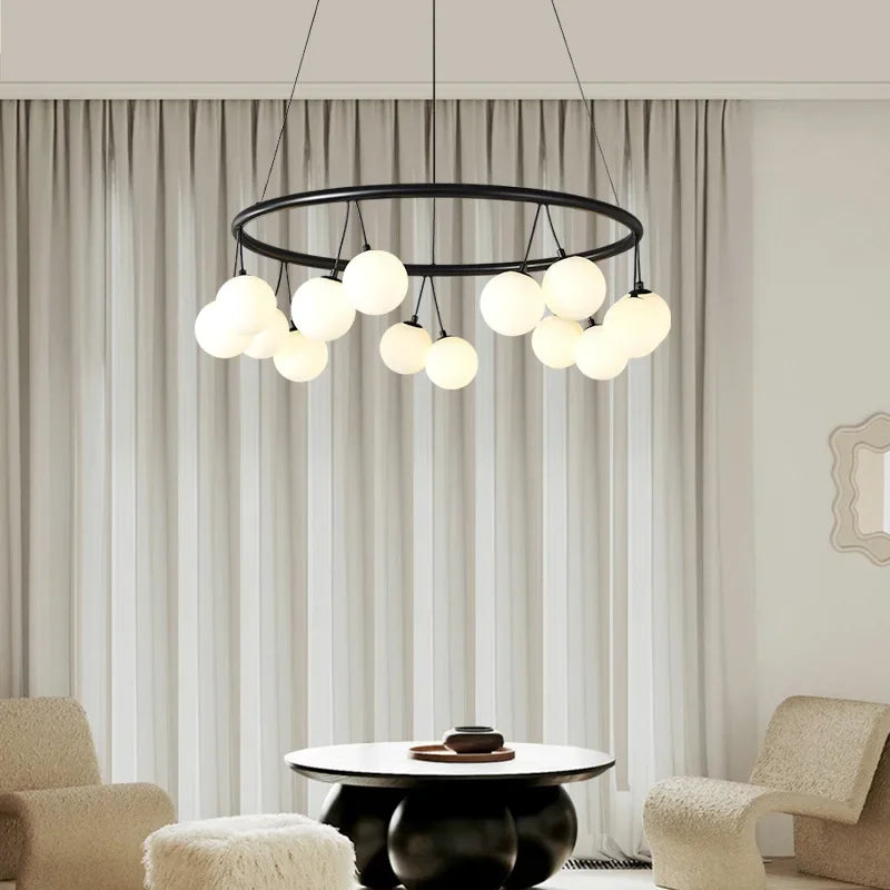 Glas Kugel Pendelleuchte