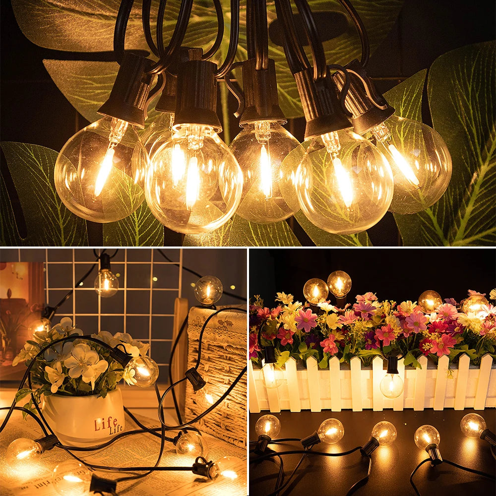 LED G40 Weihnachts Lichterkette