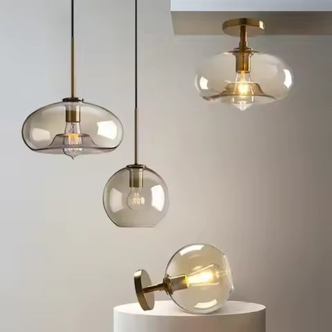 Aster Maison | Nordische glas hängelampe