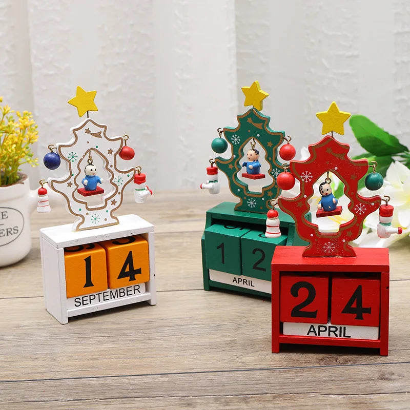 Festive Advent calendar for the anticipation of Christmas