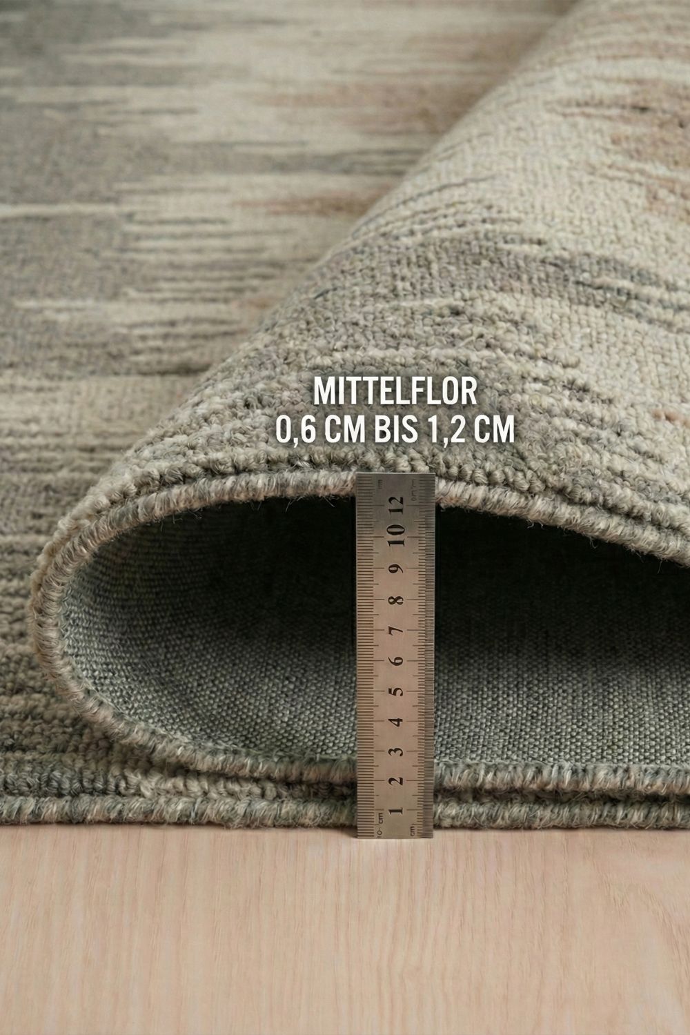 Wollteppich 160x230 200x300 aus Wolle für Wohnzimmer Schlafzimmer