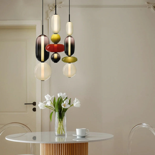 Nordische Glas-Pendelleuchte