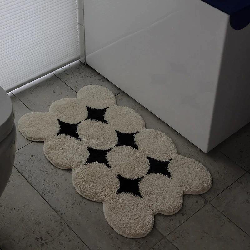 Tapis touffeté vintage moderne