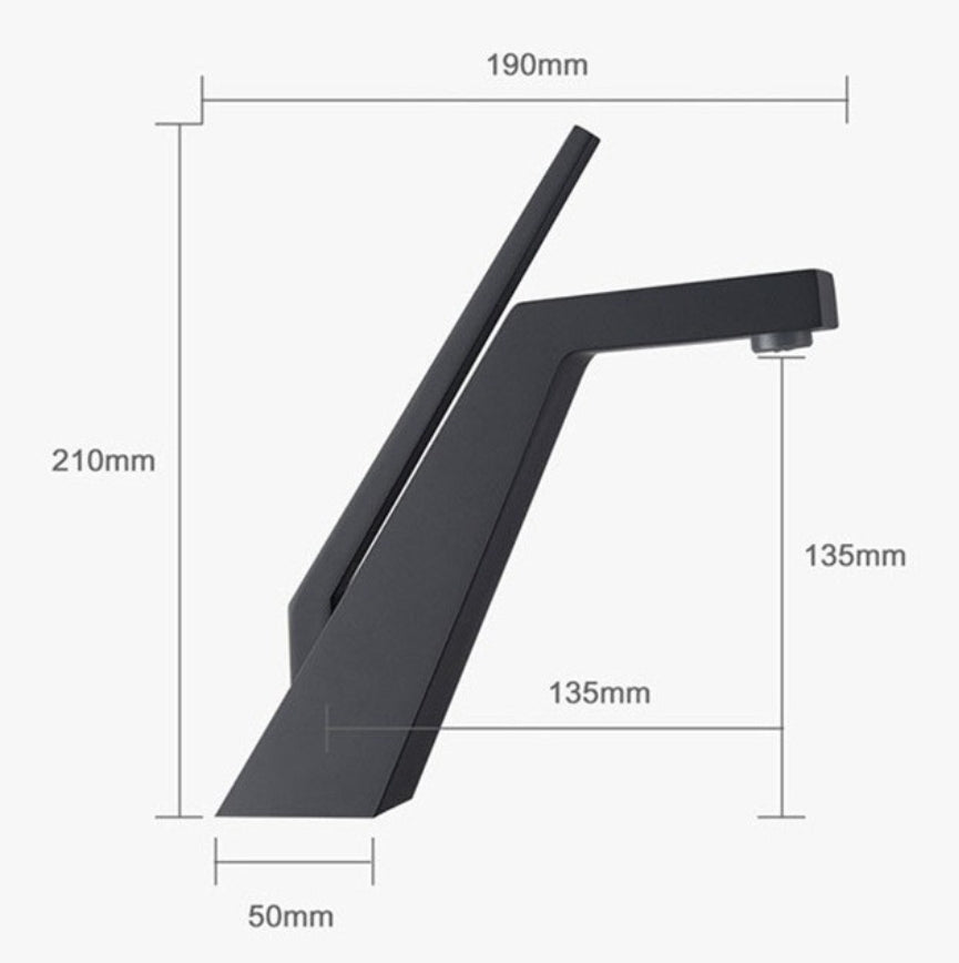 Bathroom faucet single lever mixer tap