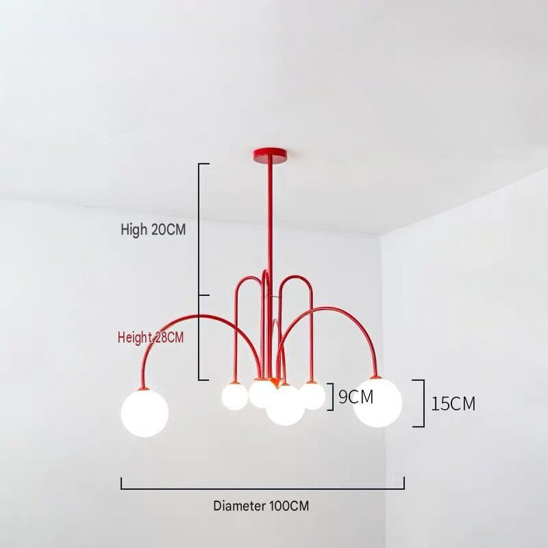 Nordische Lichtkunst Deckenlampe für Wohnzimmer