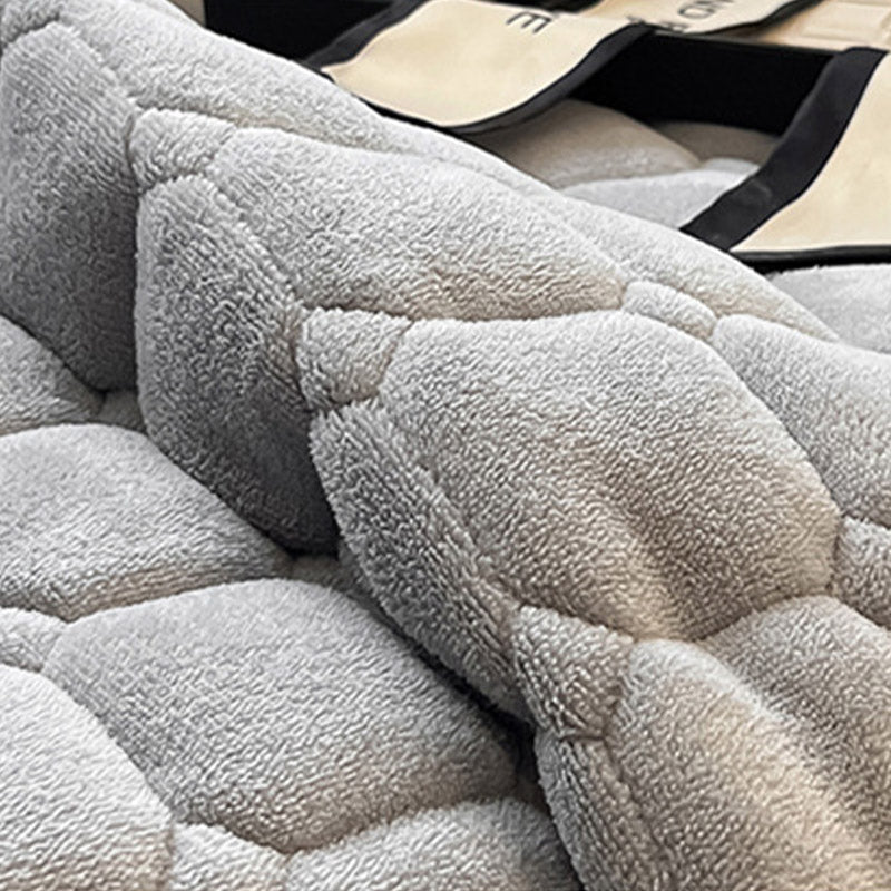 Moderne Tagesdecke mit quadratischer Textur-Aster Selection