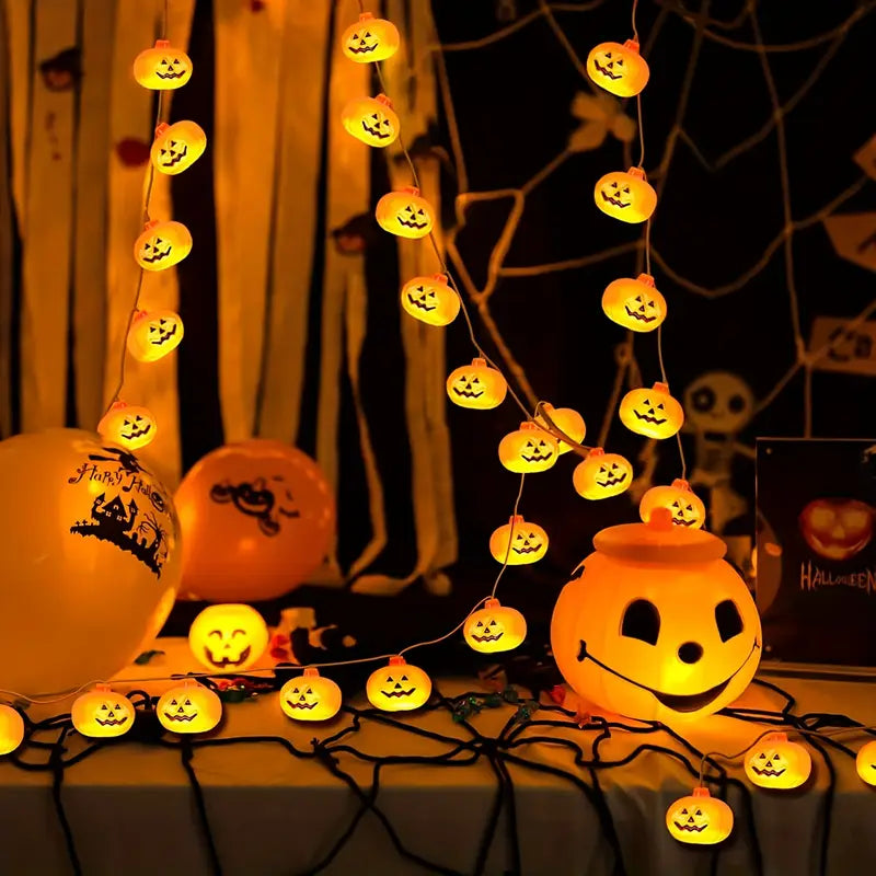 Halloween Kürbis Lichterkette