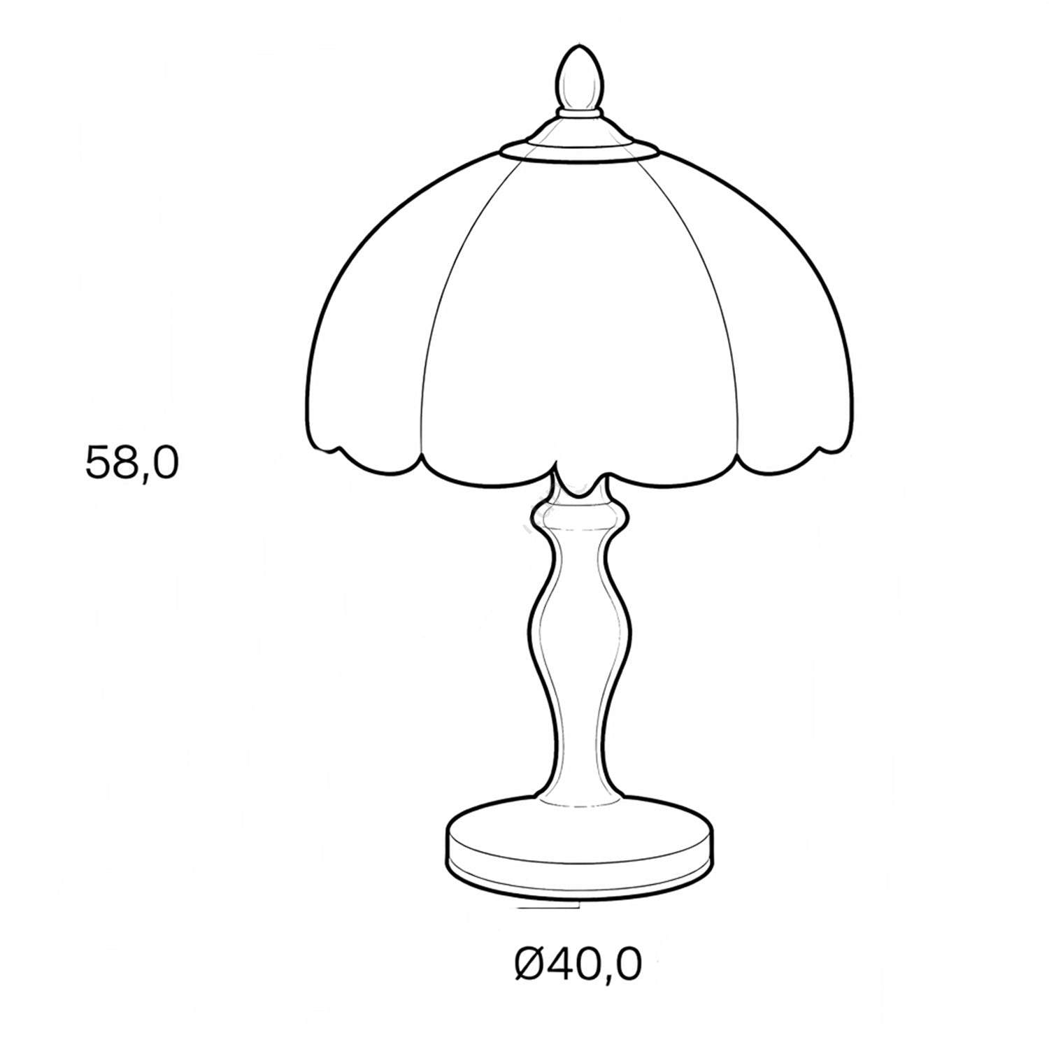 Sonnenblumen-Tischlampe aus Buntglas