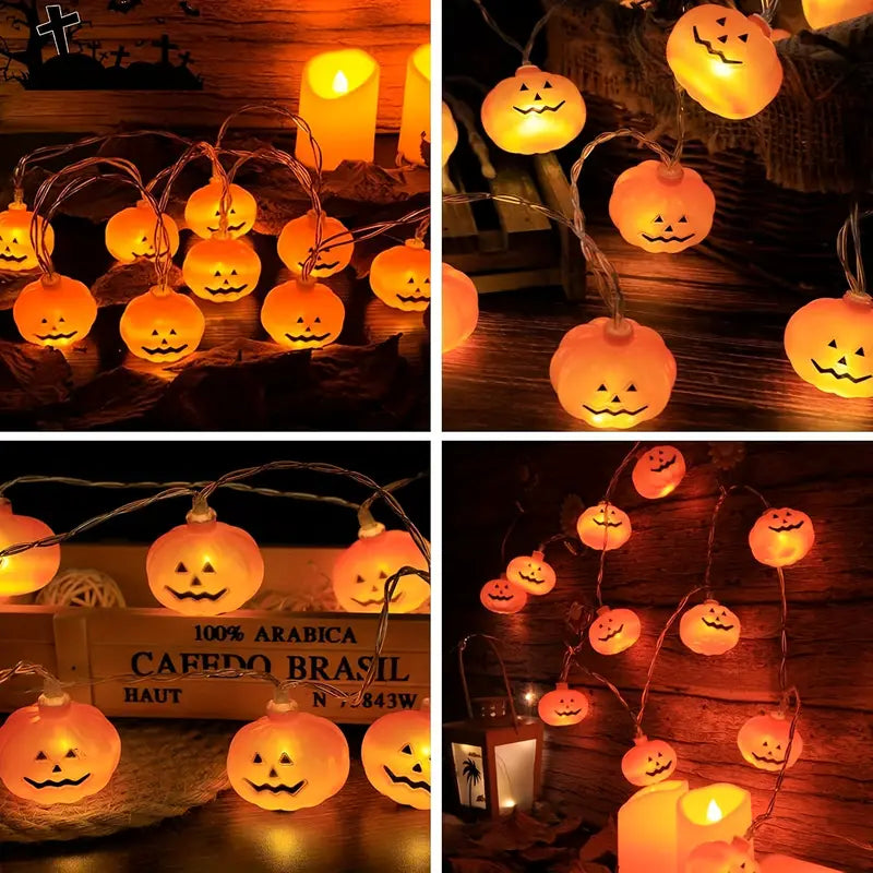 Halloween Kürbis Lichterkette