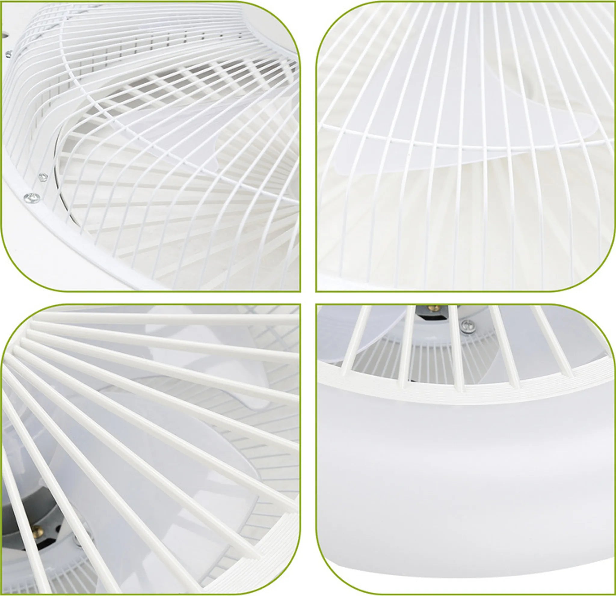 Leiser LED-Deckenventilator mit Leuchte