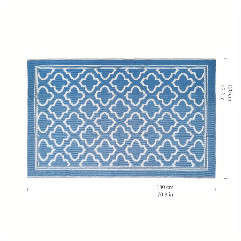 Wasserfester Outdoor-Teppich Boho-Design-Aster Selection