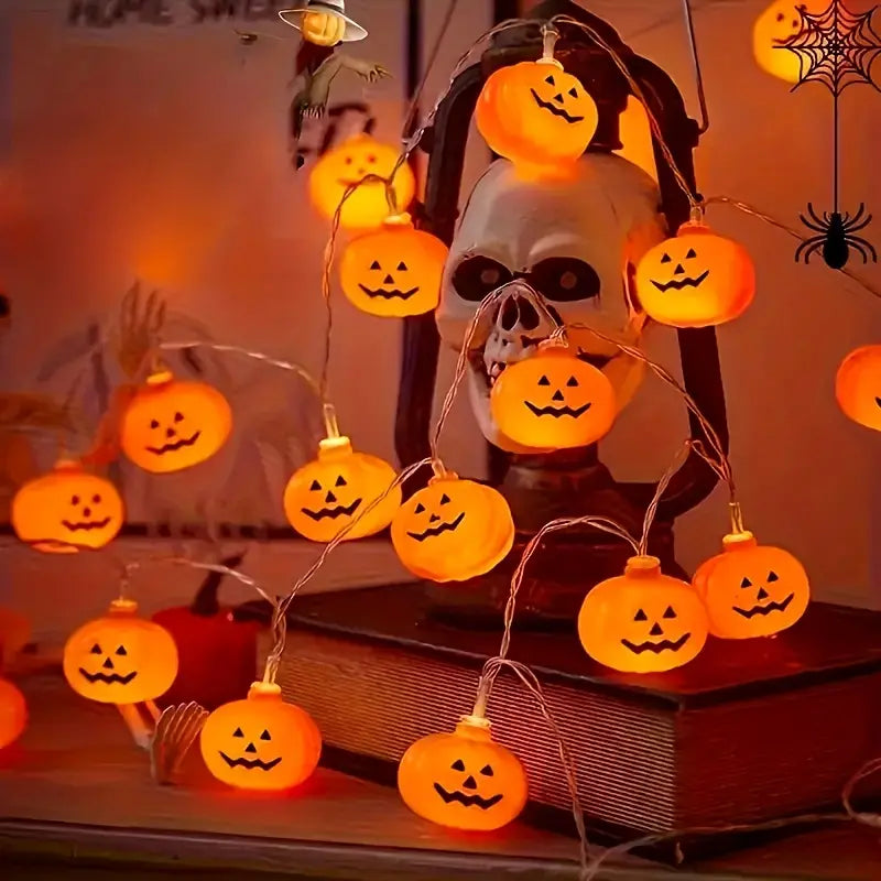 Halloween Kürbis Lichterkette
