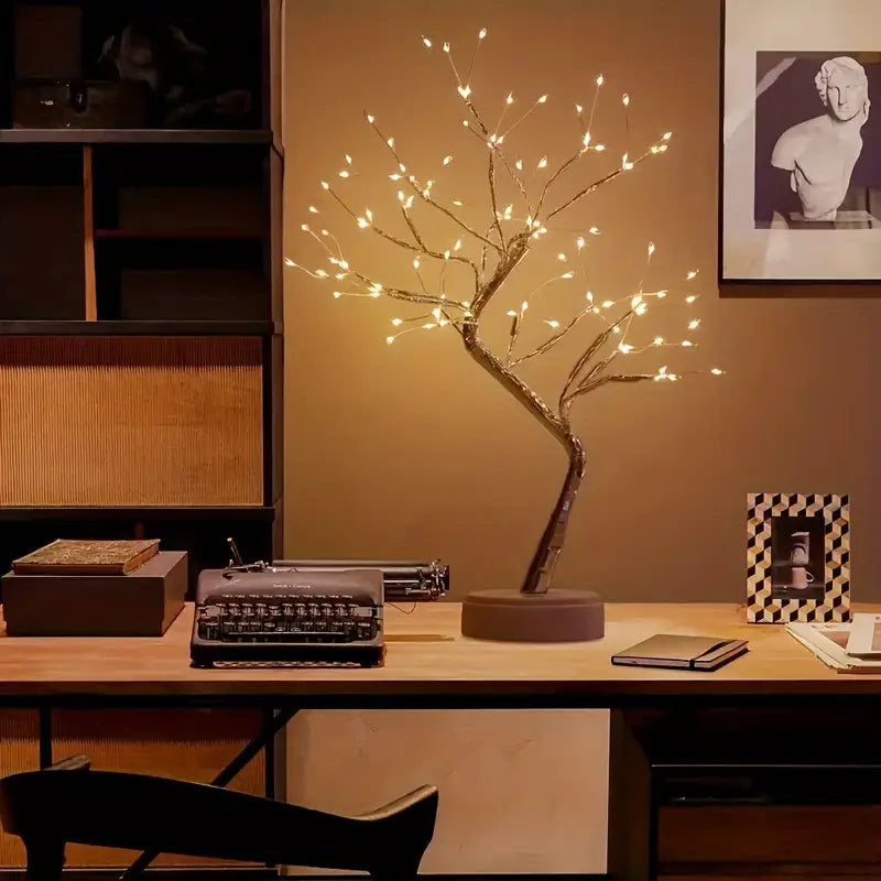 LED Bonsai Tischlampe für Weihnachten
