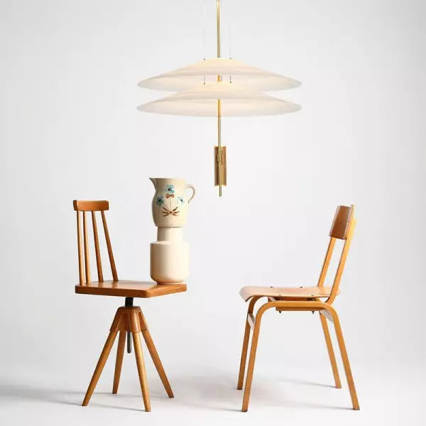 Skulpturale Mehrschicht-Pendelleuchte