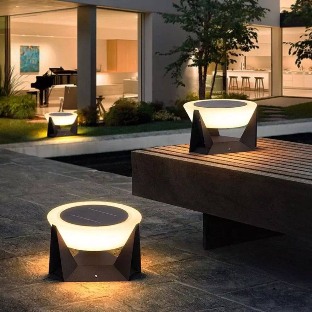 Solar Zaunpfostenleuchte LED