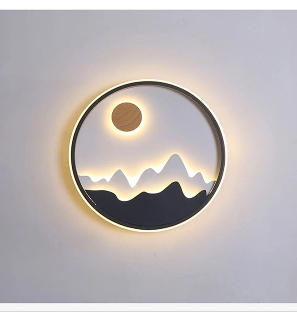 Dimmable LED wall light for outdoor use