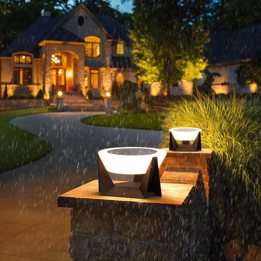 Solar Zaunpfostenleuchte LED