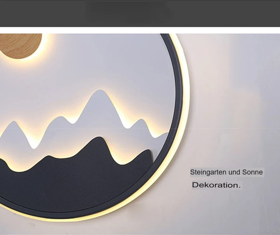 Dimmable LED wall light for outdoor use