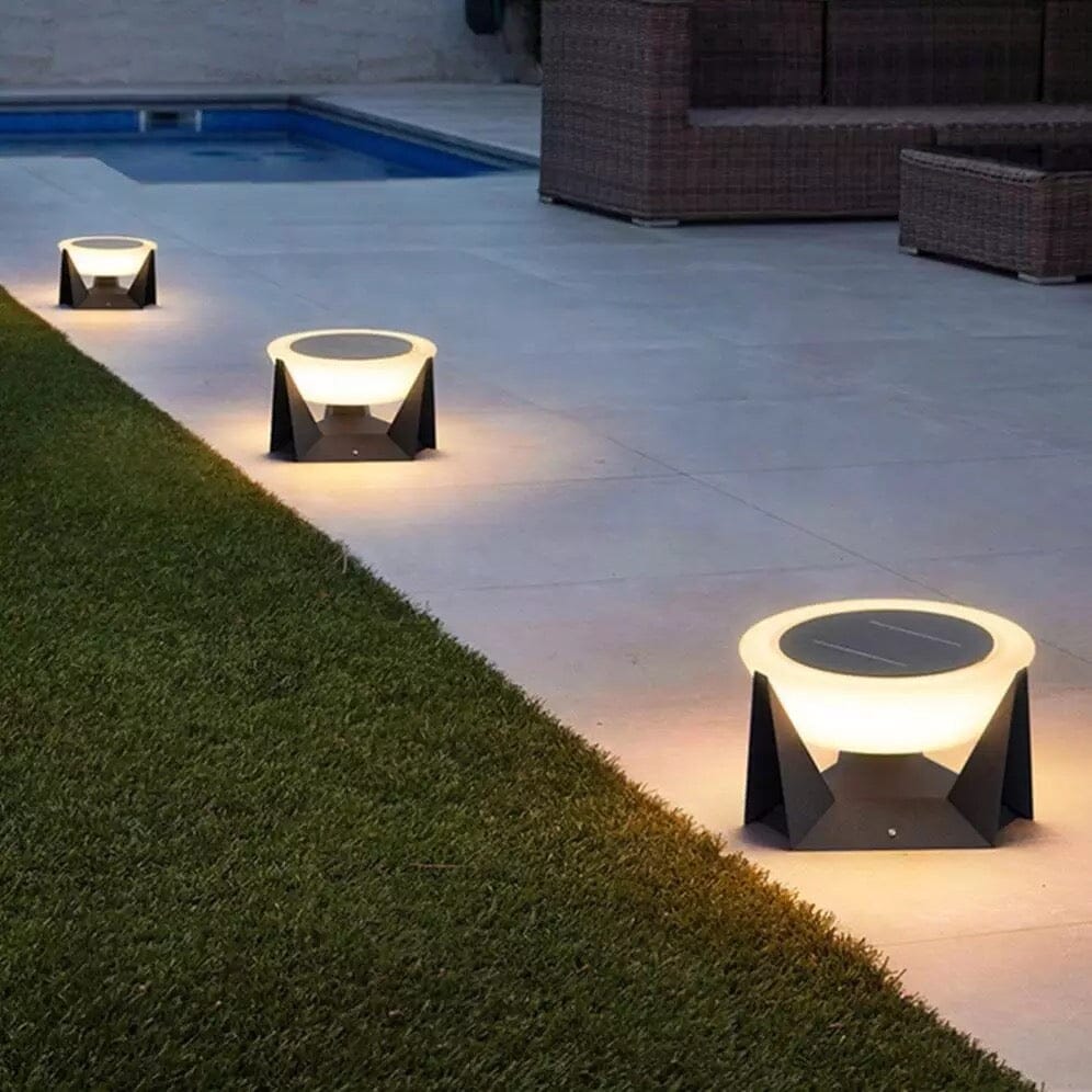 Solar Zaunpfostenleuchte LED