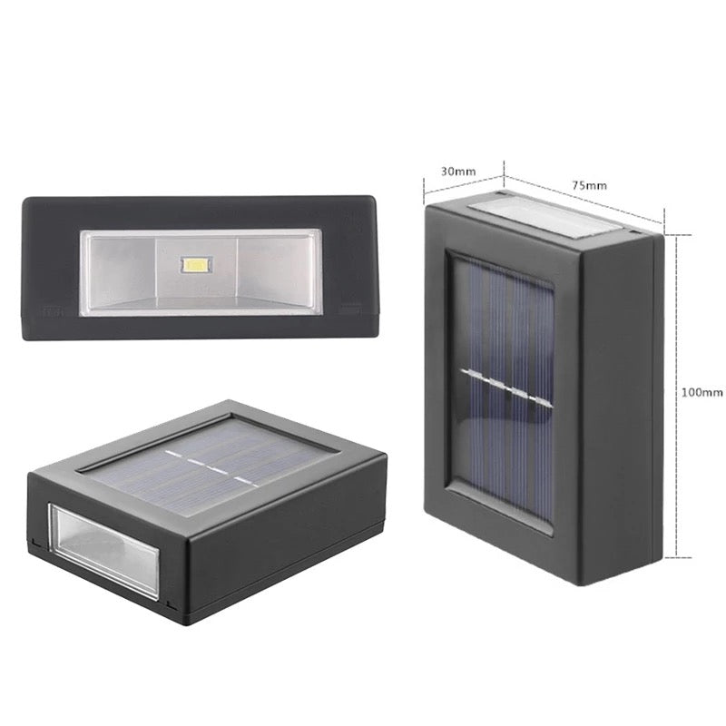 Moderne Solar-LED-Außenlampe – Beleuchtung für den Außenbereich