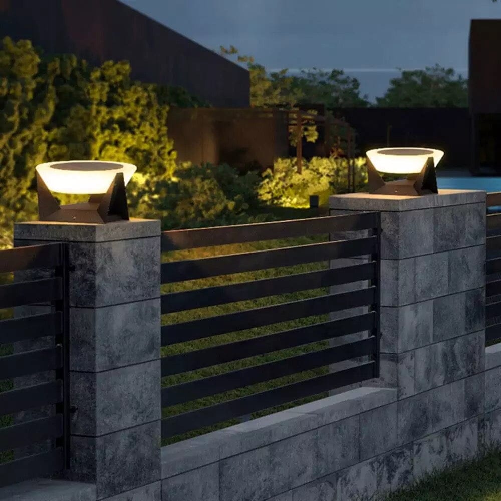 Solar Zaunpfostenleuchte LED