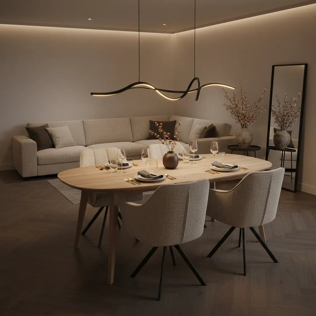 Cordelva Modern Metall Design-Pendelleuchte