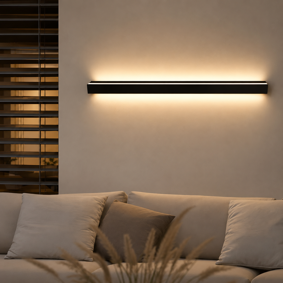 Quenvaro Linear Aluminium Wandleuchte