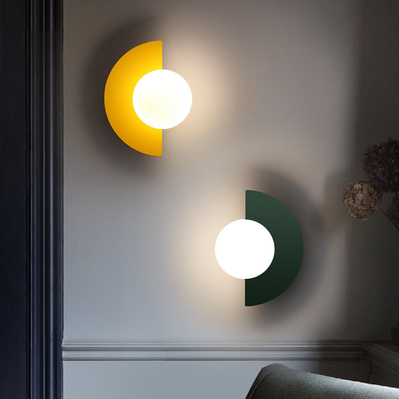 Wendora Bauhaus Metall Wandleuchte