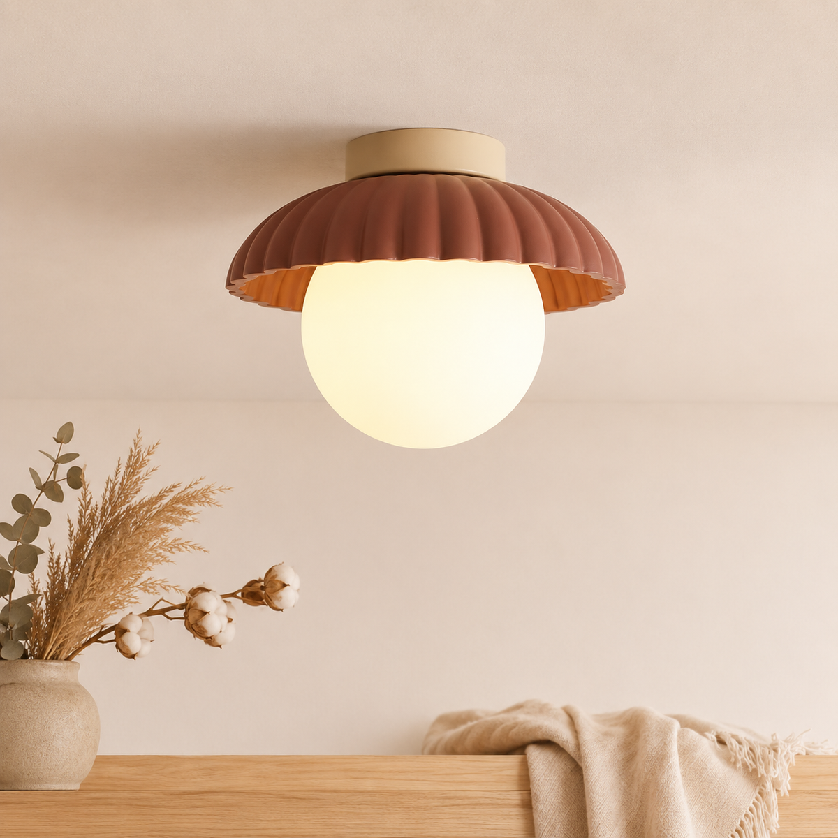 Brindella Retro Glas Deckenleuchte