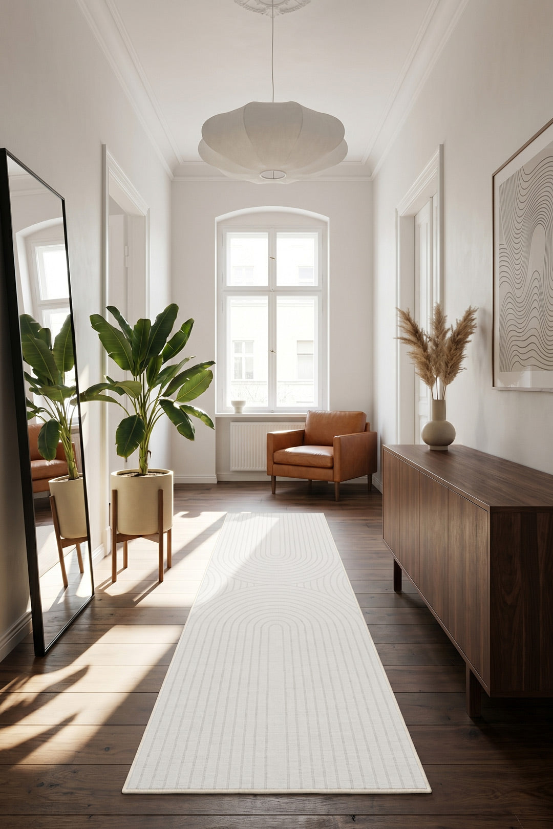 Kelvora Minimalistisch Polyester Teppich