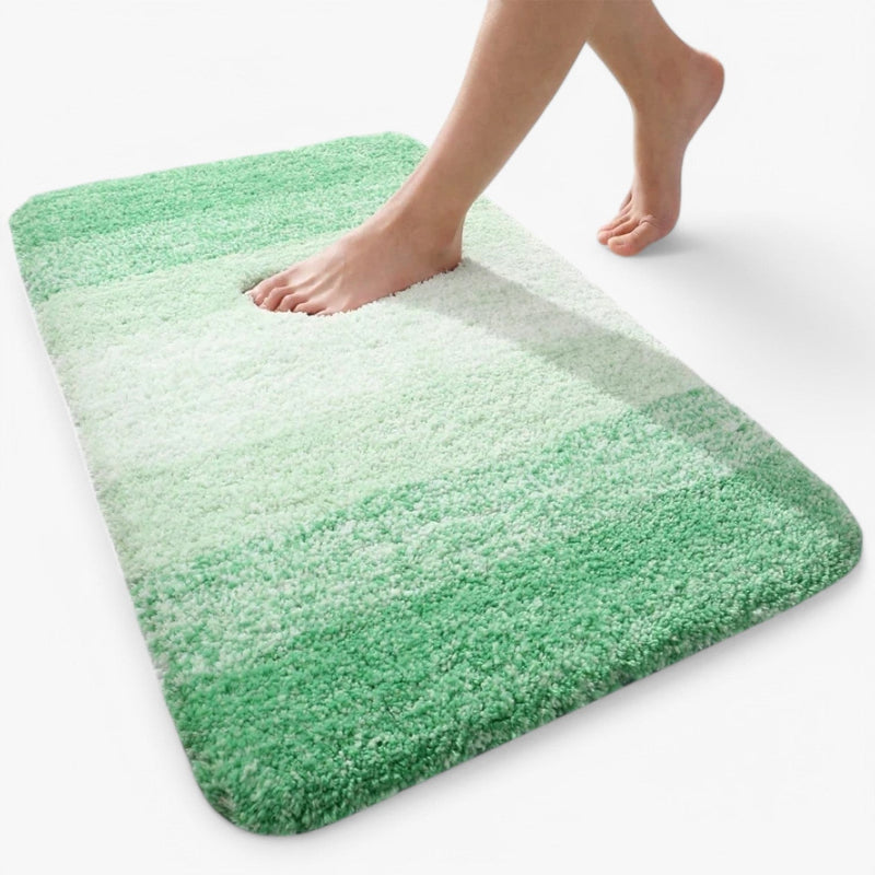 Fenvalo Farbverlauf Hochflor Badematte
